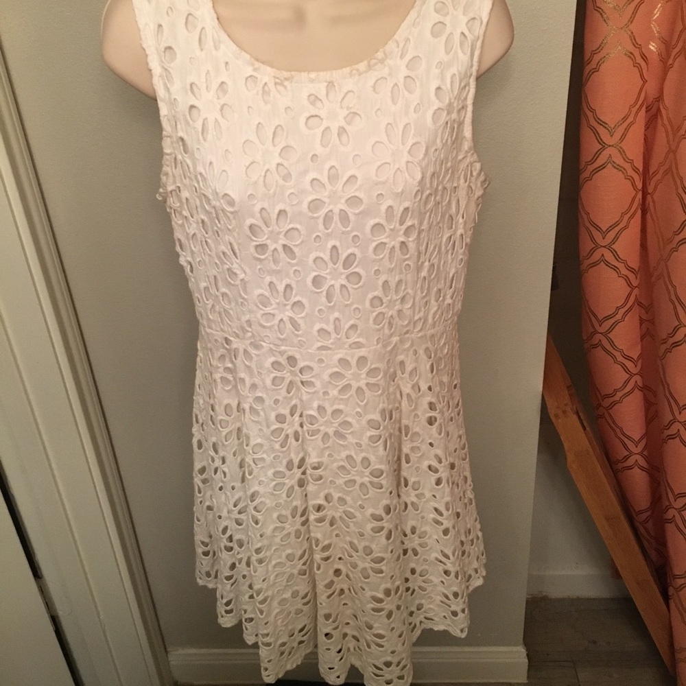 White Eyelet dress